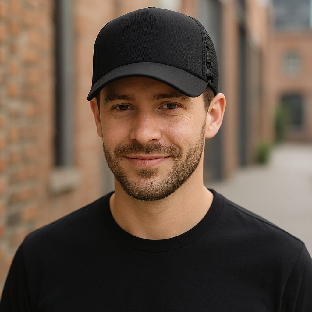 Boné Trucker Liso Telinha Barato Premium Feminino Masculino Aba Curvada Com Ajustador Original em Oferta na Shopee