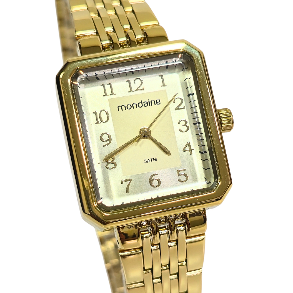 Relógio Mondaine Feminino Analógico Quadrado 32358LPMVDE1 em Oferta na Shopee