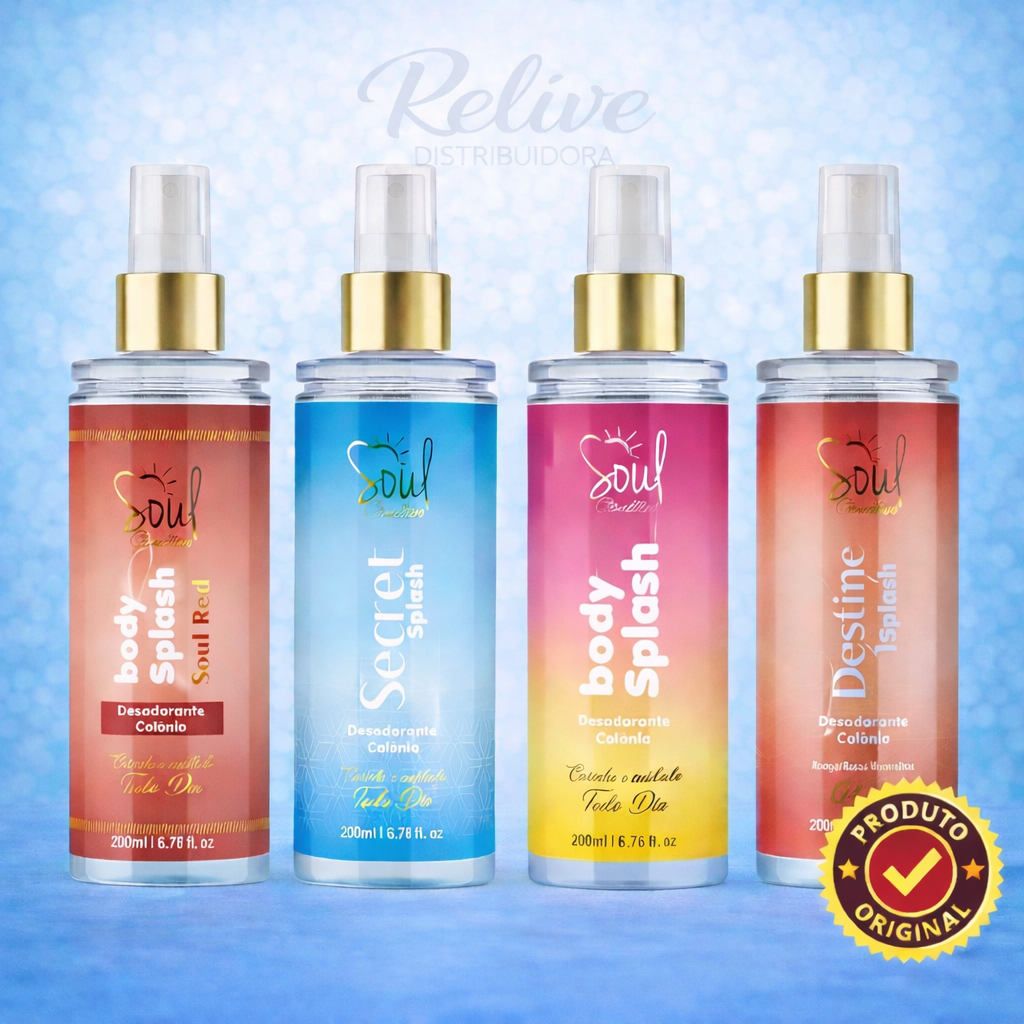 Body Splash SOUL TRADICIONAL FEMININO 200ml - Perfume Colonia Desodorante Corporal - Alta Fixação em Oferta na Shopee