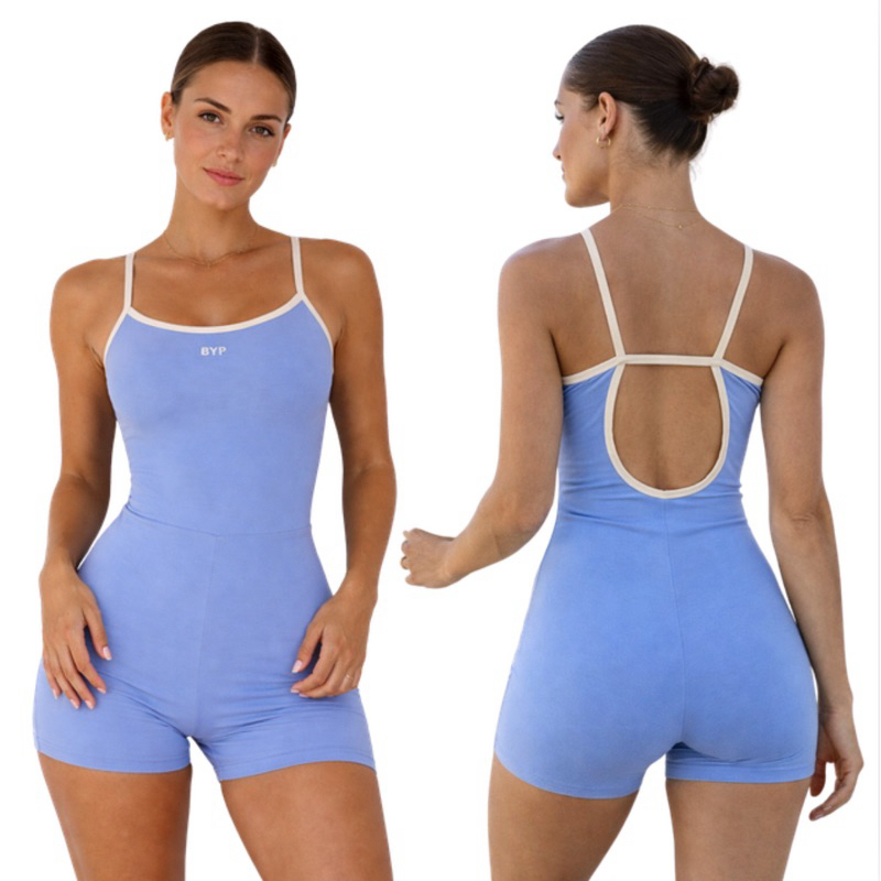 Imagem Macaquinho com Alça Bicolor Fitness Feminino Poliamida Premium  | Academia Treino Yoga | P ao GG