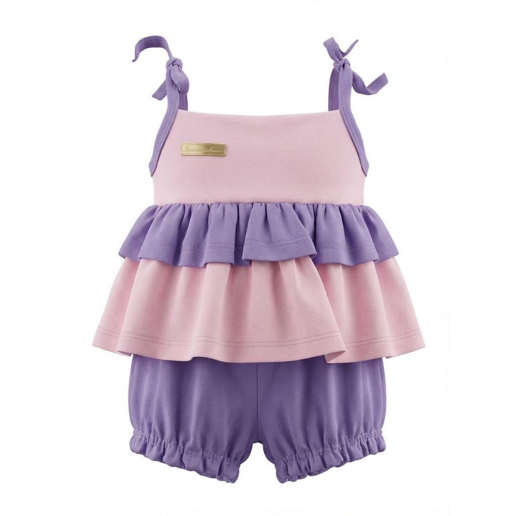 CONJUNTO E VESTIDO INFANTIL FEMININO