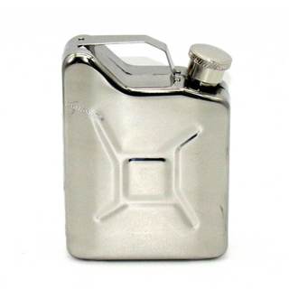 Mini Cantil de Bolso Garrafa Porta Bebida Galão em Aço Inox