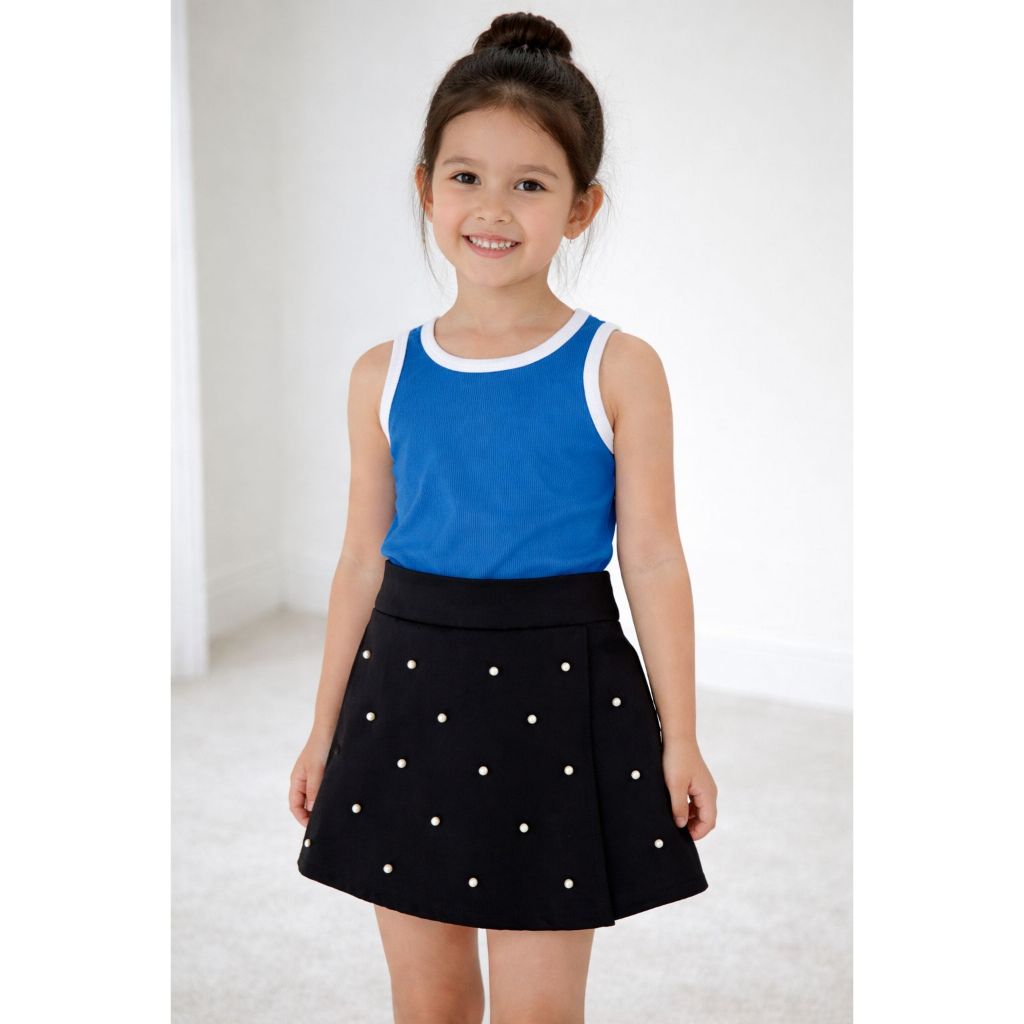 Roupa Infantil Conjunto Modinha Blogueirinha Menina Mini Diva Blusa com Short Saia Blusinha Estilosa