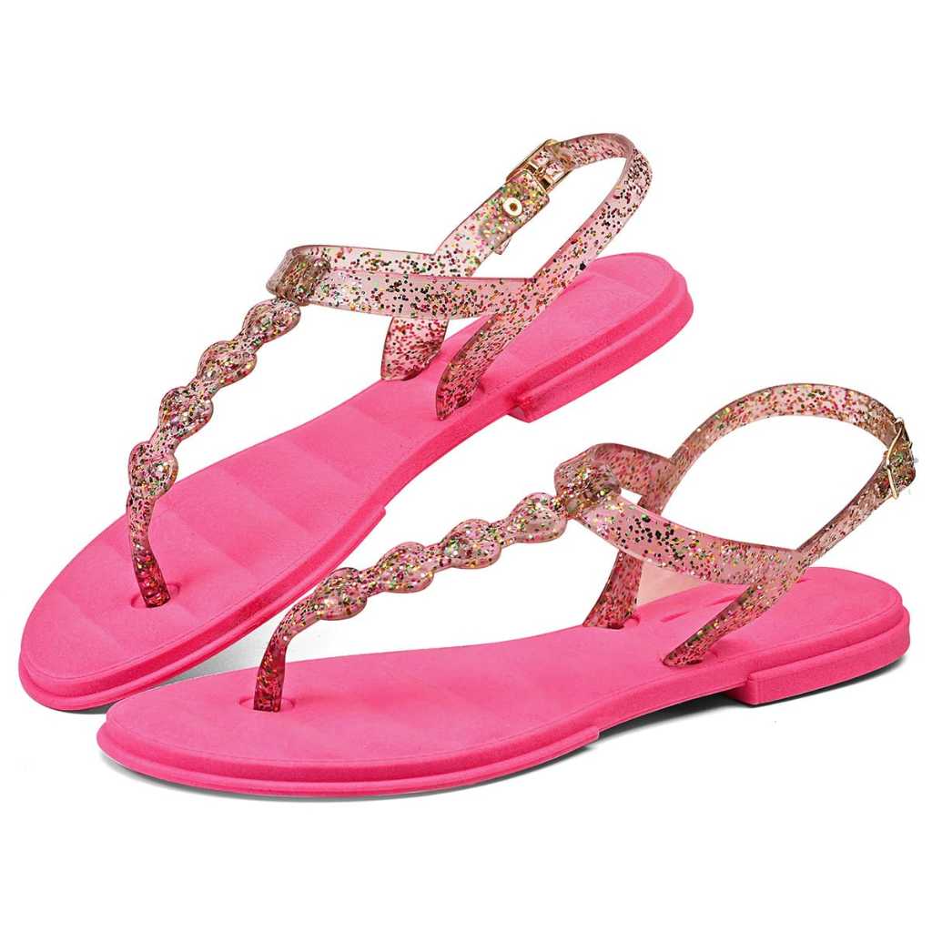 sandalias da moda feminino muito macio e leve pronto entrega...