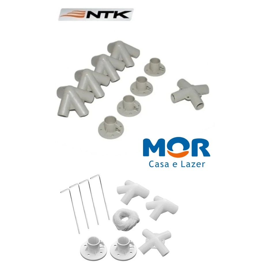 Kit de Reposição de Peças para Gazebo 3m x 3m Modelo Mor e Nautika