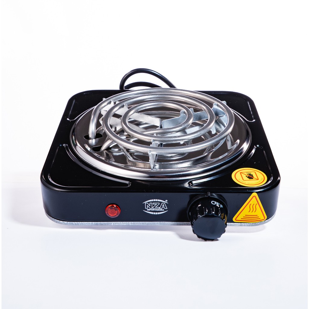 Fogareiro Elétrico Cooktop 1200W  5 Temperaturas 1 Boca Fogão Portátil Prático