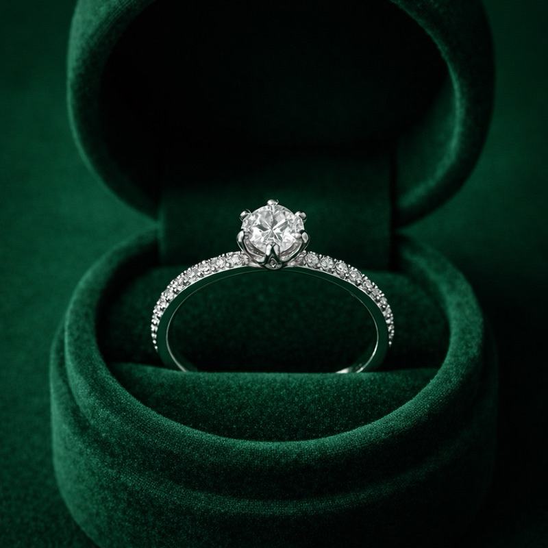 Anel Solitário Pedra Transparente Estilo Flor em Prata 925 em Oferta na Shopee