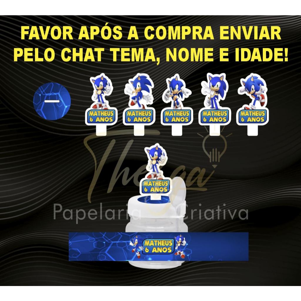 Rótulo Adesivo + aplique para potinho 40gr. (mini nutella) (TODOS OS TEMAS) em Oferta na Shopee