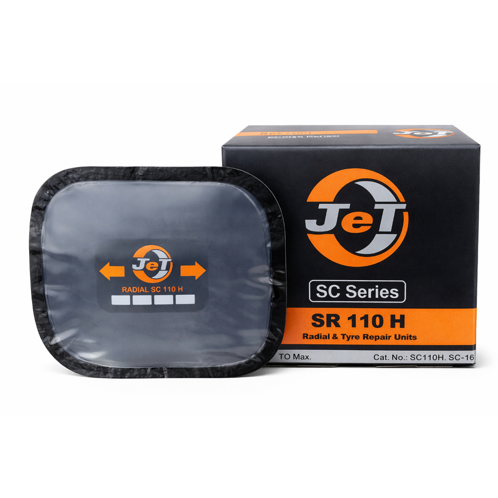 Manchão Jet Sr 110 Reparos Retangulares Para Pneus 10 Unidades