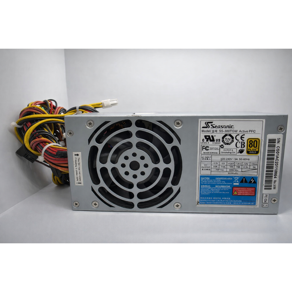 FONTE SEASONIC SS-300T 80 PLUS bronze 100% garantido
