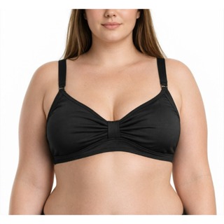 Busto Top Biquíni Sem Bojo Reforçado Com Regulagem Plus Size em Oferta na Shopee