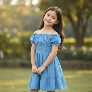 Vestido Infantil Menina Viscolino Festa Liso Manguinha Casual Passeio Tam 4 ao 16 em Oferta na Shopee