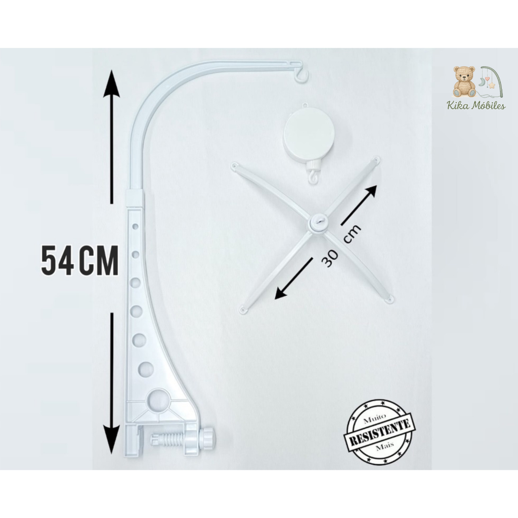Suporte C/ Musical para Móbile de Berço (54cm)
