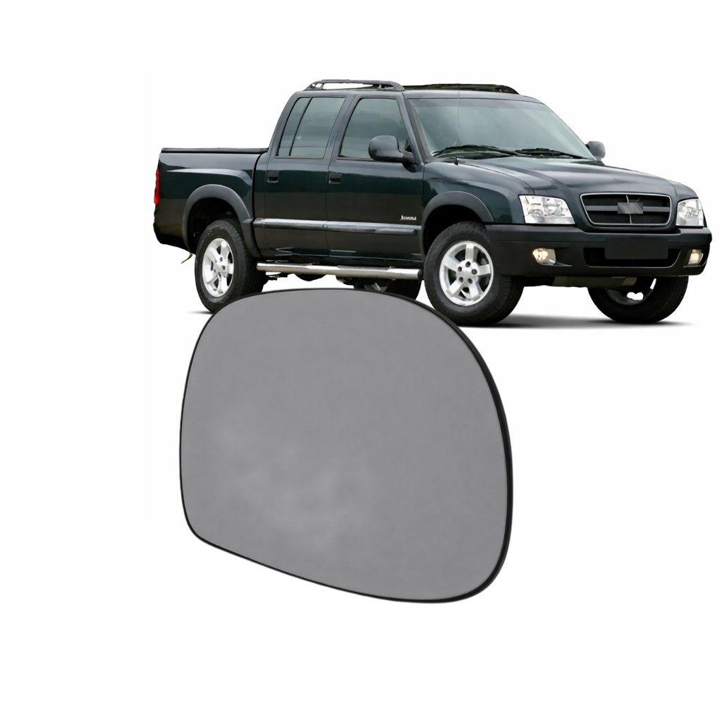 Vidro Lente Retrovisor S10 Blazer Silverado 95 A 12 Direito