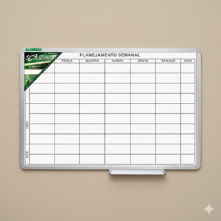 Lousa Quadro De Aviso Planejamento Semanal 90x60cm + Brindes em Oferta na Shopee