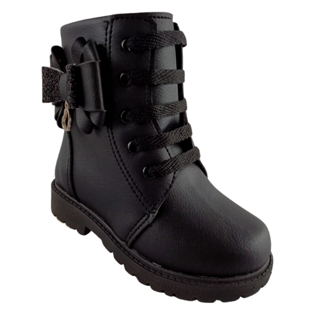 Coturno Infantil com Laço e Pingente Conforto e Estilo para Todas as Ocasiões