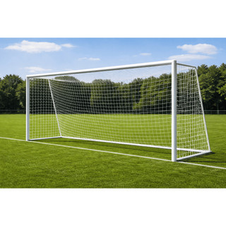 Rede de Futebol de Campo Profissional Fio 4mm Nylon com Proteção UV - Par Resistente