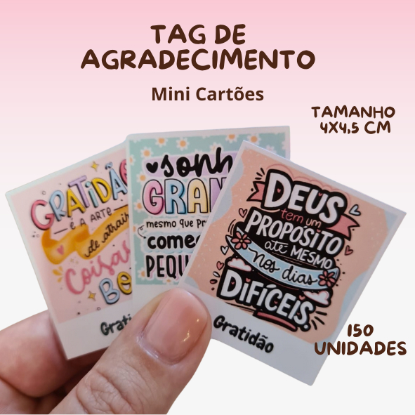 150 Mini Cartão Agradecimento ao Cliente Frases Motivacionais Versículos Bíblicos Tag Encomenda Embalagem Papelaria em Oferta na Shopee
