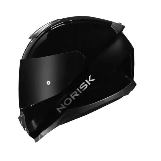CAPACETE FECHADO RAZOR SOLID PRETO BRILHANTE NORISK