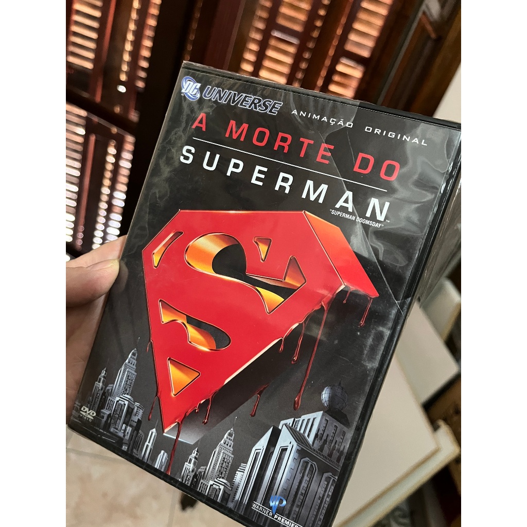 A Morte do Superman Dc Universe animação Dvd lacrado Warner