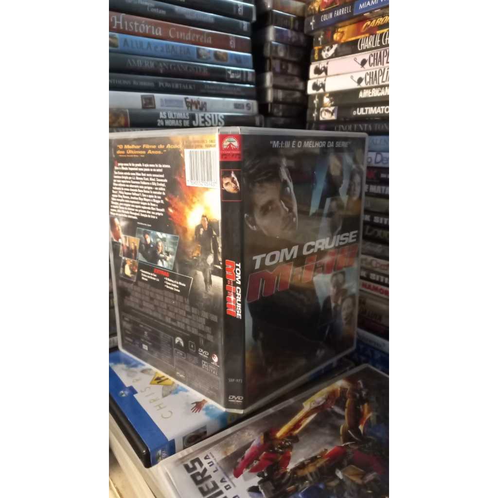 Dvd M:i:iii Missão Impossível 3 ( Novo) O melhor da série Impecavel