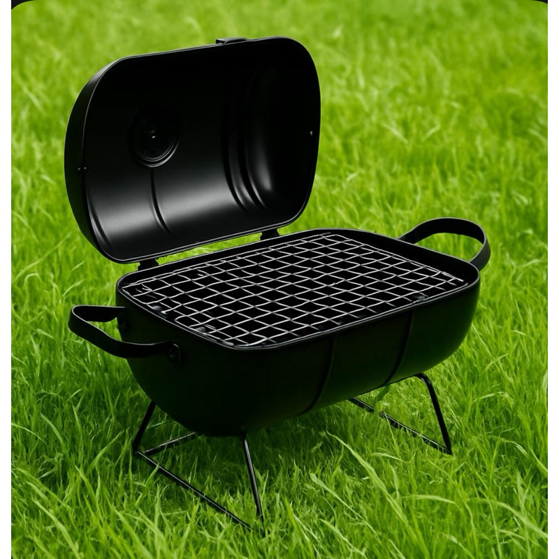 Churrasqueira a Bafo Portátil para Pescaria Viagens Camping Material Resistente