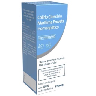 Colírio Cinerária Marítima 10ml - Original Provets em Oferta na Shopee