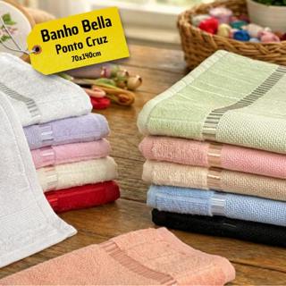Toalhas de Banho Dohler Bella 70x140 Etamine P/ Bordar Ponto Cruz em Oferta na Shopee