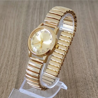 Relógio de Pulso Feminino Quartz Mini Pulseira Elástica Analógico Dourado em Oferta na Shopee
