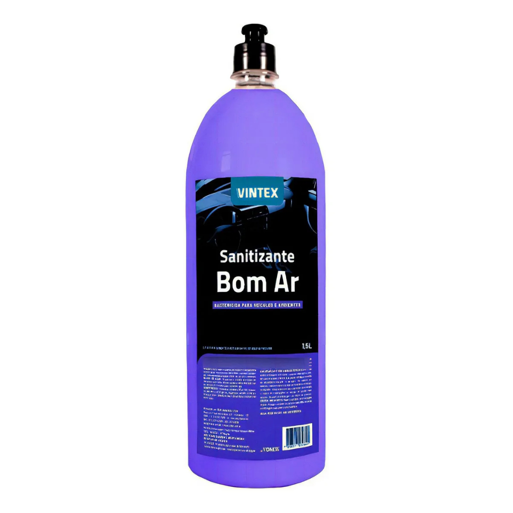 Sanitizante Bom Ar Odorizador Cheirinho 1,5 Litro Vintex BACTERICIDA PARA VEICULOS E AMBIENTES