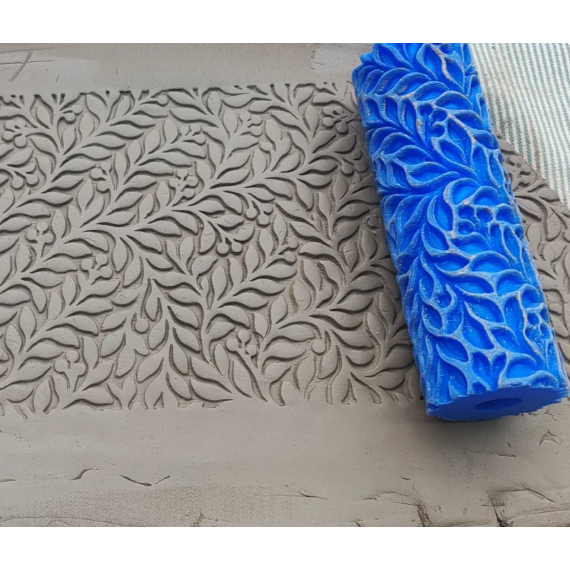 🍪 Rolo de Textura l para Biscoito, Biscuit e Pasta Americana,12x4cm