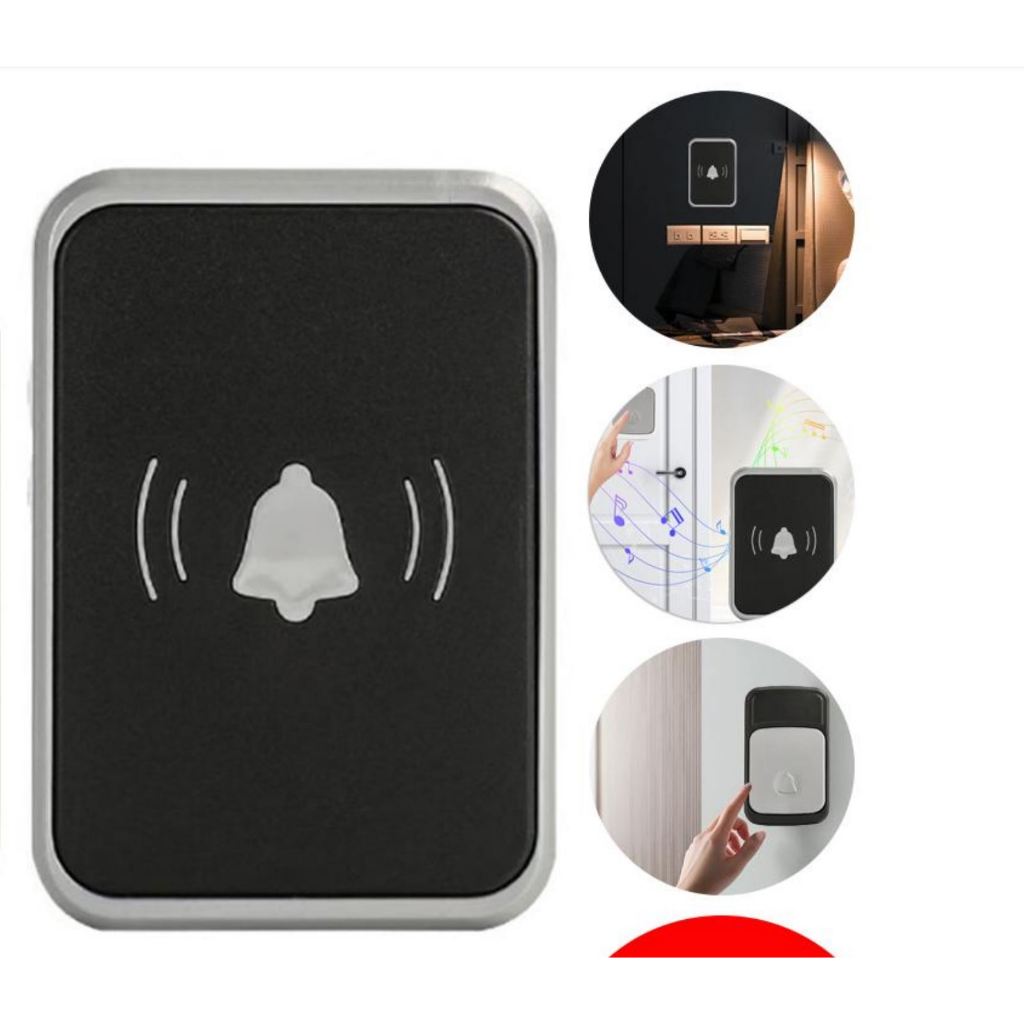 Campainha Sem Fio: Toque Moderno, Instalação Fácil! Alerta Instantâneo, Design Elegante. Clique e Transforme Sua Porta em Oferta na Shopee