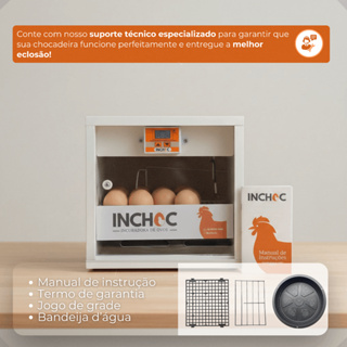 Chocadeira para 12 a 15 ovos de galinha rolagem manual termostato configurado pronta p/ uso eletrica em Oferta na Shopee