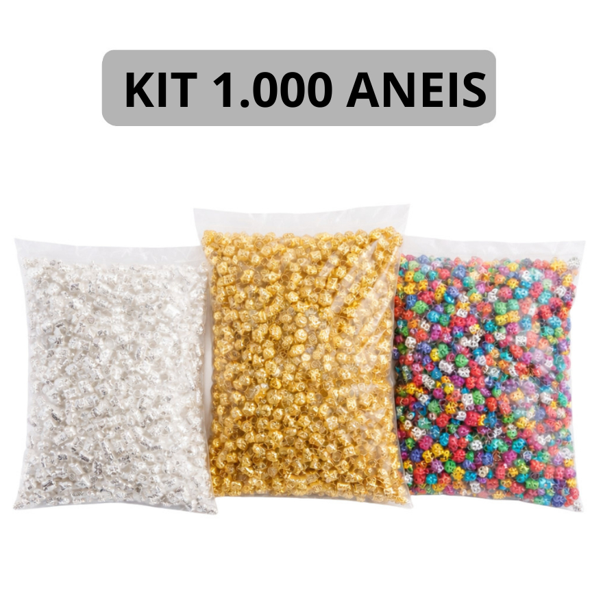 Anéis de Trança Nagô  - Box Braids E Dread  50 Peças - 100Peças - 200Peças - 500Peças - 1000Peças em Oferta na Shopee