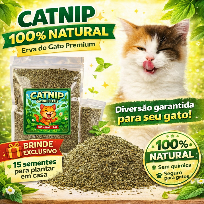 Catnip Erva do Gato Natural