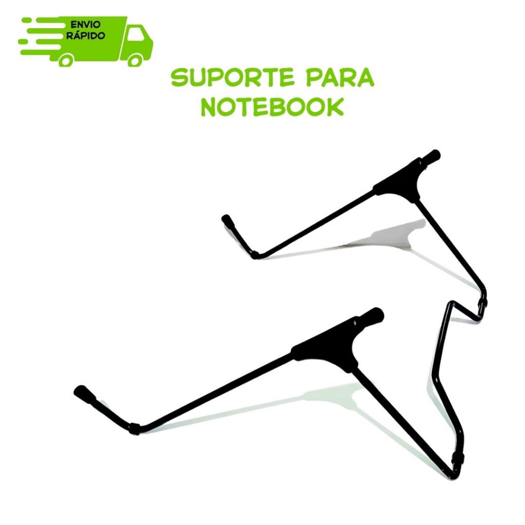 Foco em Durabilidade e Postura (Ideal para Escritório) Suporte Notebook Aço Reforçado Mesa Escritório Ergonômico p/ Post