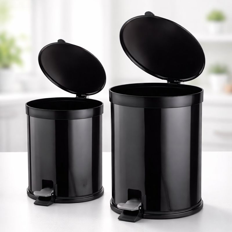 Lixeira Banheiro Pedal 8 Litros Plástico  para Banheiro, Cozinha, escritório - Prática e Compacta em Oferta na Shopee