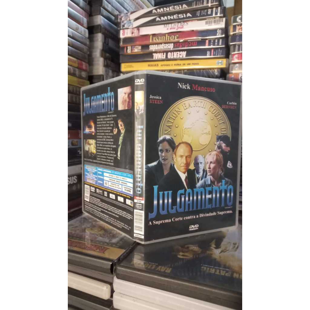 Dvd Julgamento Suprema Corte Contra Divindade -Ótimo estado Jessica Steen Nick Mancuso Corbin Bernsen
