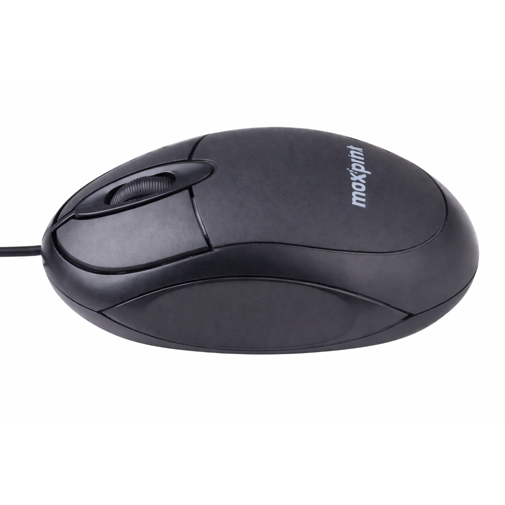 Mouse com fio Notebook e Computador UBS Maxprint 1,2m