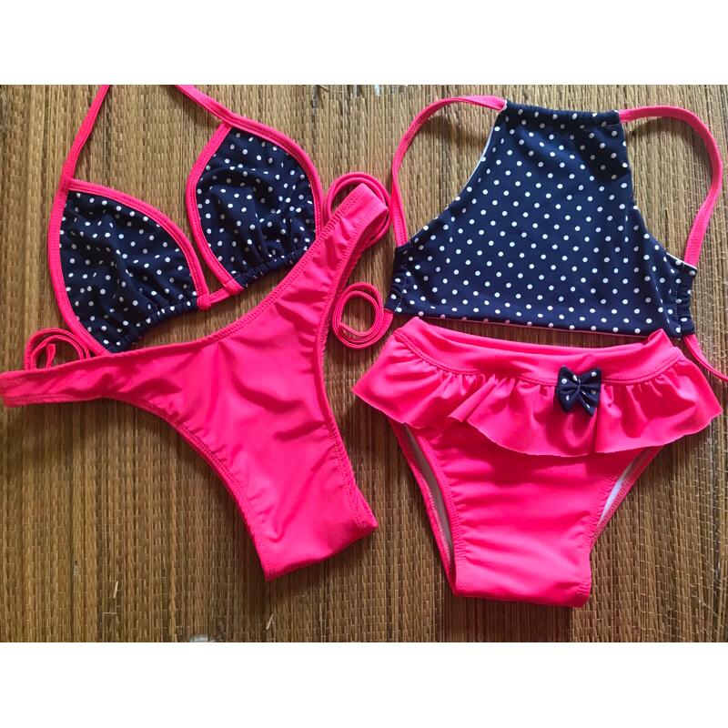 Biquíni mãe e filha em Oferta na Shopee