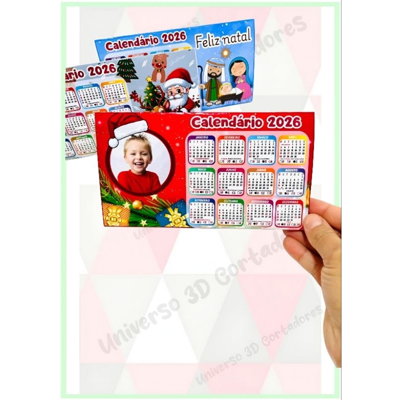 calendário de mesa personalizado (10unds)