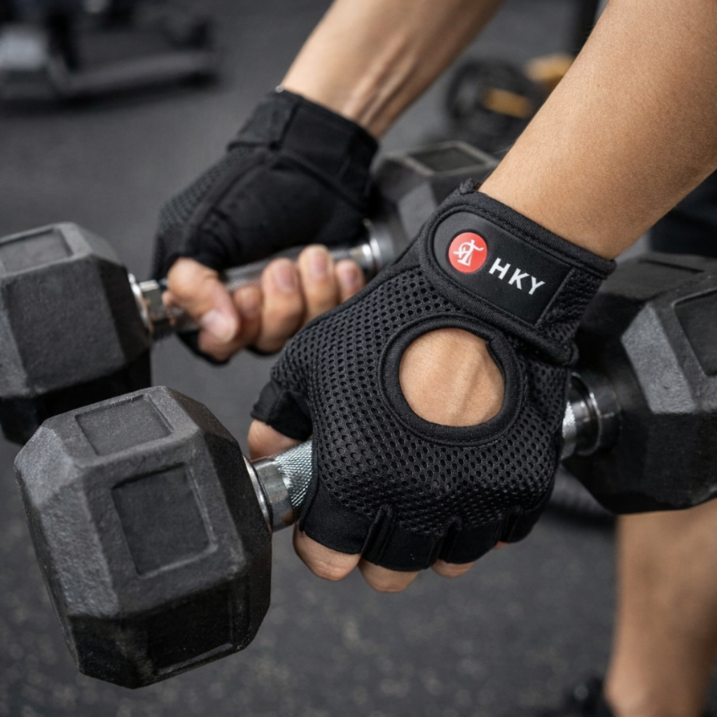 Kit Até 02 Luvas de Academia Fitness Antiderrapante para Musculação e Treino