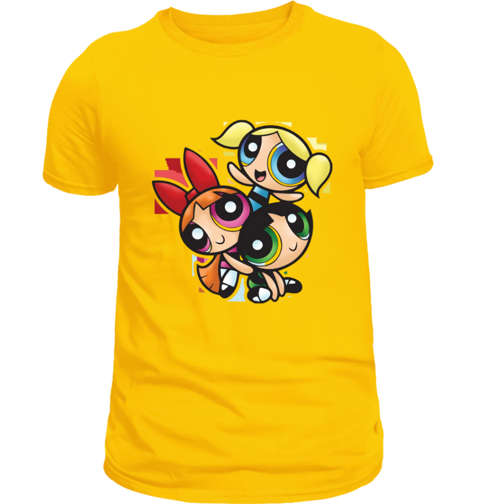 Camiseta camisa infantil e Adulto  unissex  Meninas Super Poderosas Lindinha 100% Algodão Envio Imediato