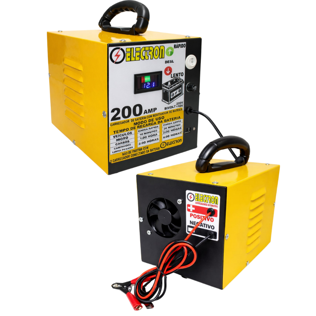 Carregador Bateria Cbv 950 Ate 950amp Lento Rápido Medidor