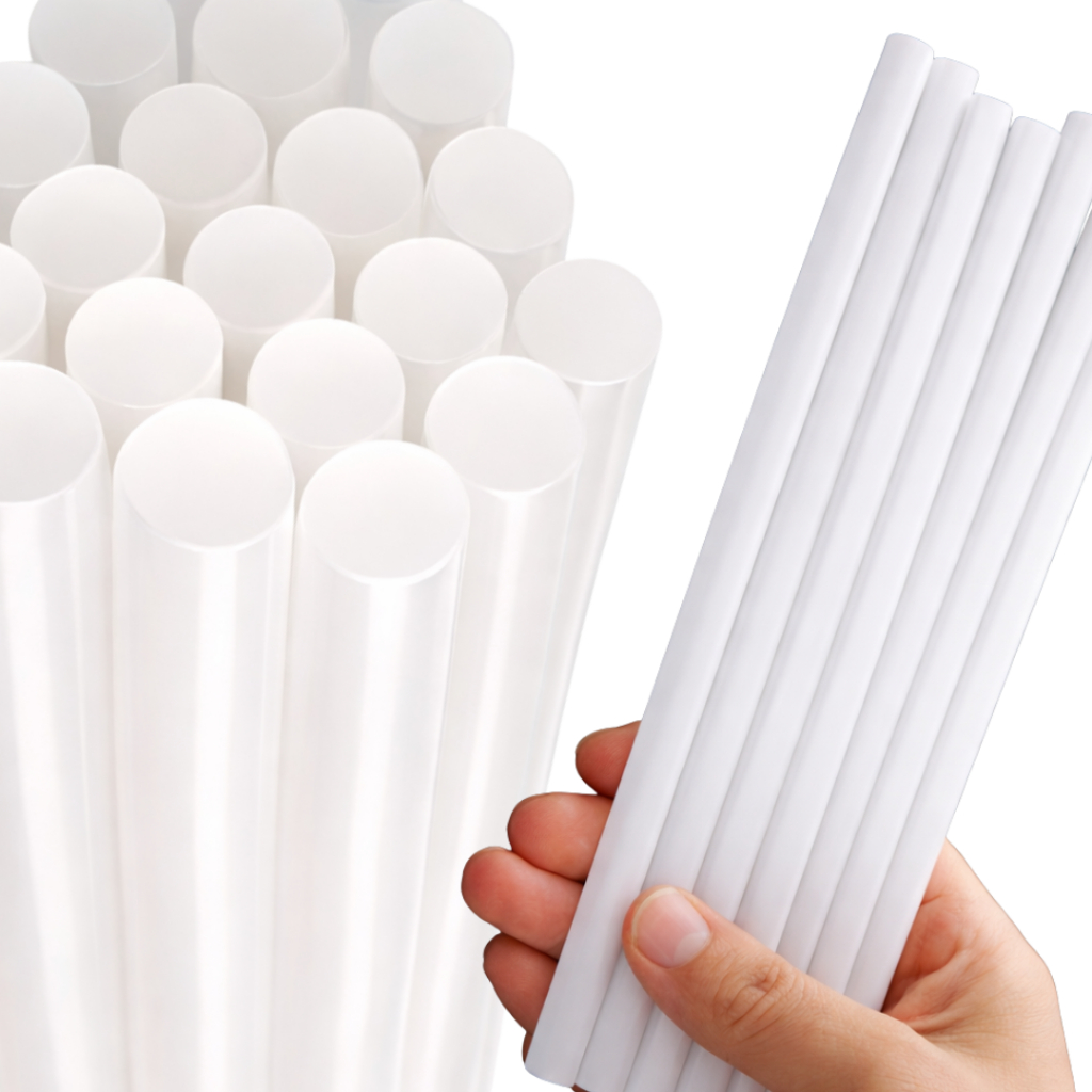 Cola Quente Bastão Branca Fina 7mm Fácil Uso 10/20/30 Unidades em Oferta na Shopee