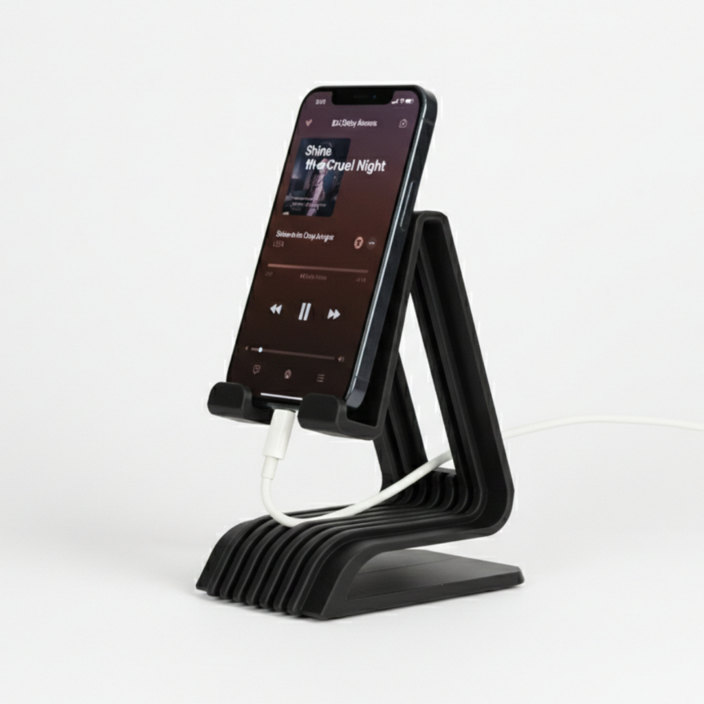 Suporte Celular Tablet Com Passagem pra Fio Carregador Fone Qualidade Forte Prime