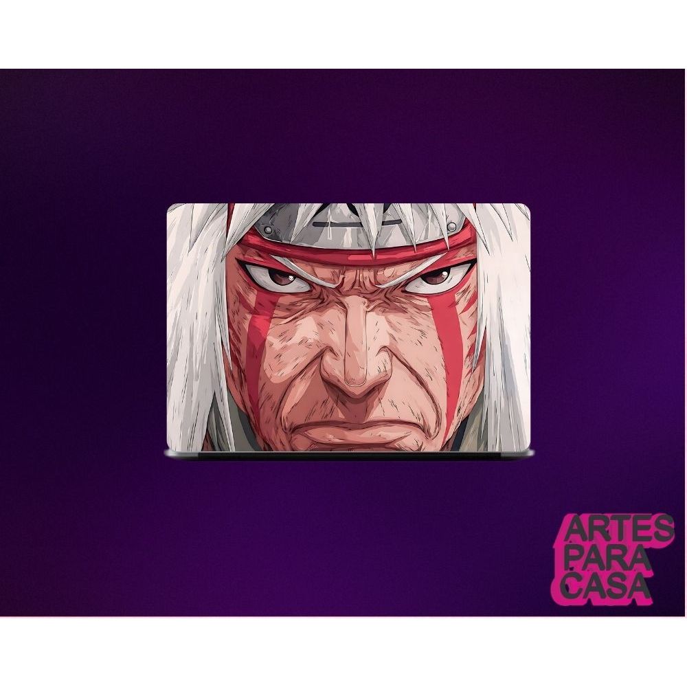 Skin Adesivo para Notebook Tablet Kindle Anime Naruto Jiraiya Sannin Lendário
