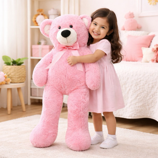 urso de pelucia gigante teddy decoração grande presente brinquedo 1,10m em Oferta na Shopee