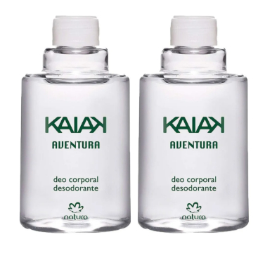 Kit Refil Desodorante Corporal Kaiak Aventura - 2 unidades