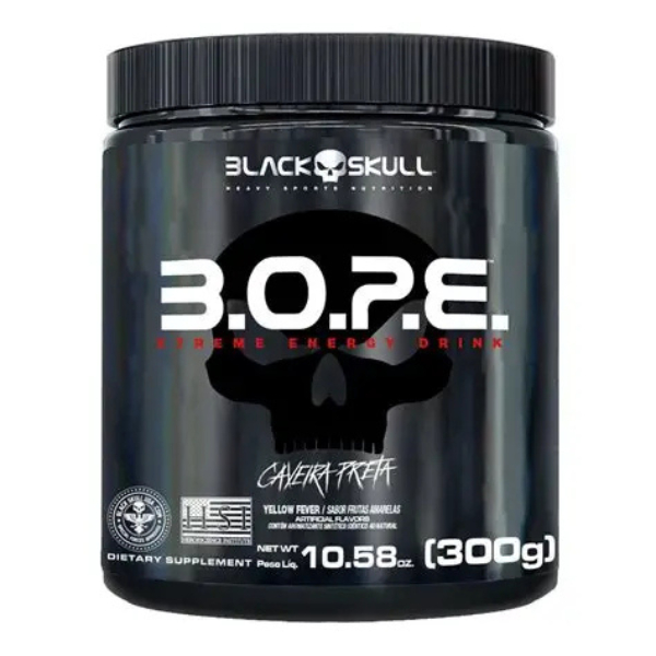 PRÉ TREINO BOPE 300G - BLACK SKULL